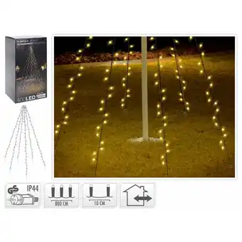 Pets Place Homestyle Vlaggenmast Verlichting - Verlichting - 8 m Warm Wit 400 led aanbieding