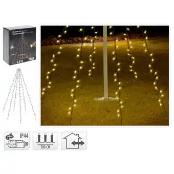 Pets Place Homestyle Vlaggenmast Verlichting - Verlichting - Warm Wit 120 led aanbieding