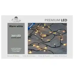 Pets Place Anna's Collection Led Verlichting Met Trafo - Kerstverlichting - 36 m Warm Wit 360 led aanbieding