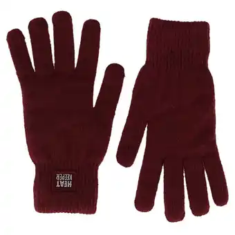 Pets Place Heatkeeper Thermo Handschoen Dames - Handschoenen - Burgundy One Size aanbieding