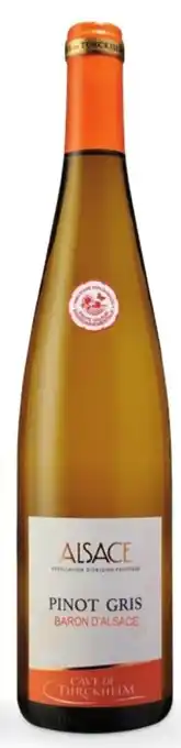Sligro Cave de Turckheim Baron d'Alsace Pinot Gris aanbieding