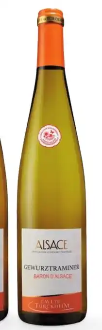 Sligro Cave de Turckheim Baron d'Alsace Gewurztraminer aanbieding