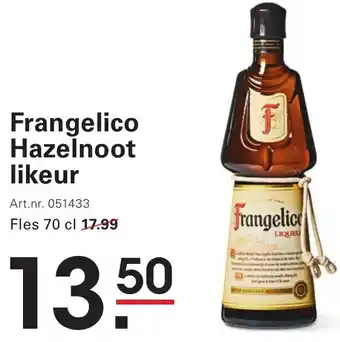 Sligro Frangelico Hazelnoot likeur aanbieding