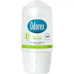 Etos Odorex Natural Fresh Deodorant Roller 50 ML aanbieding