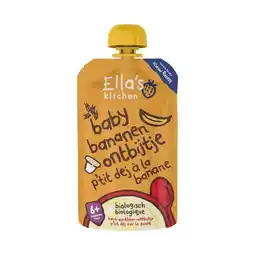 Etos Ella's Kitchen Baby Bananen Ontbijtje Bio Knijpfruit 6+ Maanden 100 GR aanbieding