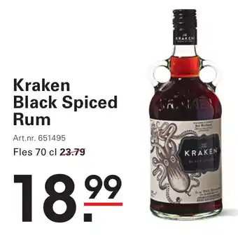 Sligro Kraken Black Spiced Rum aanbieding