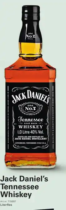 Sligro Jack Daniel's Tennessee Whiskey aanbieding