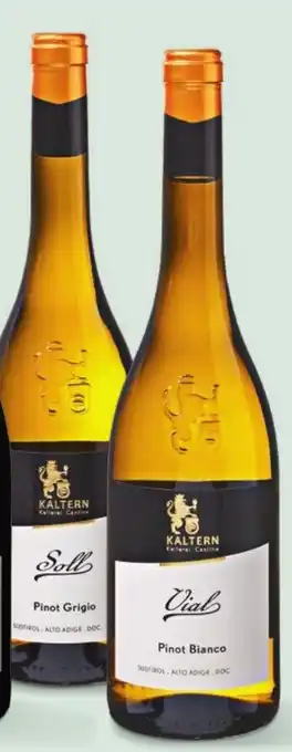 Sligro Kellerei Kaltern Selection Soll Pinot Grigio Vial Pinot Bianco aanbieding