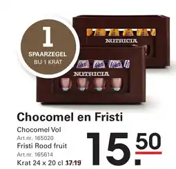 Sligro Chocomel en Fristi aanbieding
