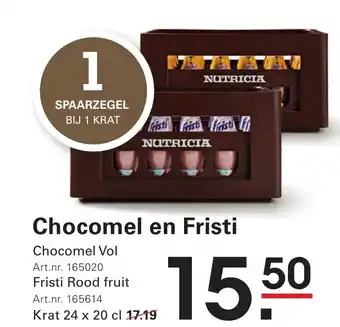 Sligro Chocomel en Fristi aanbieding