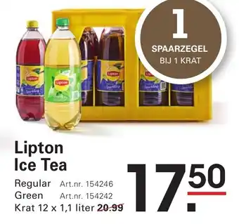Sligro Lipton Ice Tea aanbieding