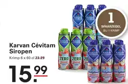 Sligro Karvan Cévitam Siropen aanbieding
