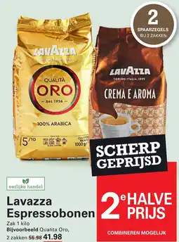 Sligro Lavazza Espressobonen aanbieding