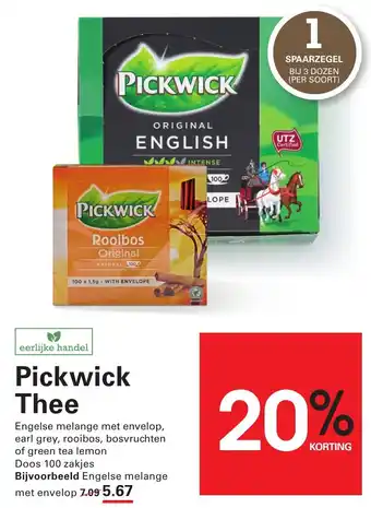 Sligro Pickwick Thee aanbieding