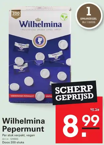 Sligro Wilhelmina Pepermunt aanbieding