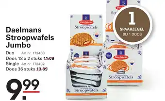 Sligro Daelmans Stroopwafels Jumbo aanbieding