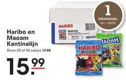 Sligro Haribo en Maoam Kantinelijn aanbieding