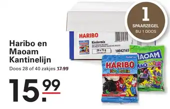 Sligro Haribo en Maoam Kantinelijn aanbieding