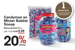 Sligro Candyman en Mister Bubble Snoep aanbieding