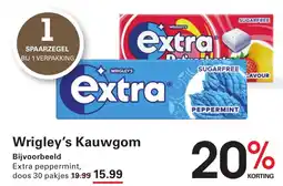 Sligro Wrigley's Kauwgom aanbieding