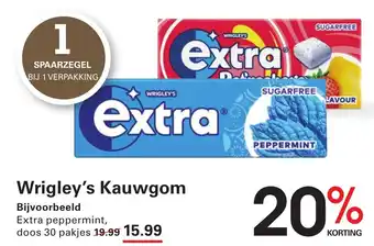 Sligro Wrigley's Kauwgom aanbieding