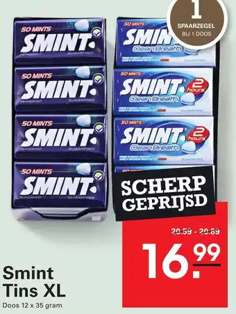Sligro Smint Tins XL aanbieding
