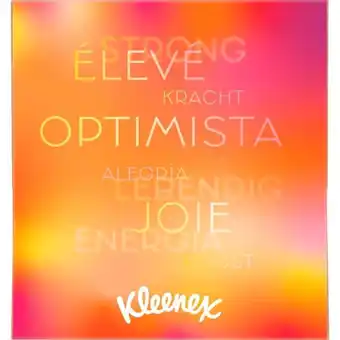 Etos Kleenex Collection Box Cube Designs Tissues aanbieding