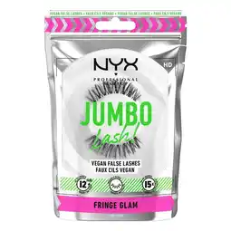 Etos NYX Professional Makeup Jumbo Vegan False Lashes Fringe Glam aanbieding