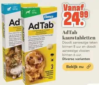 Discus AdTab kauwtabletten aanbieding