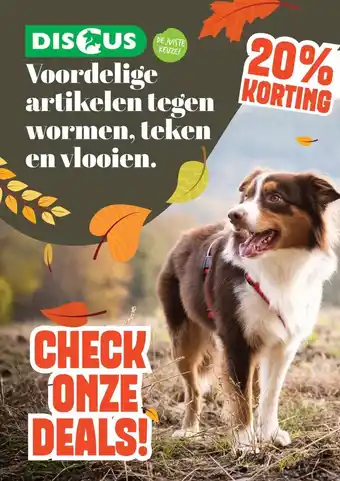 Discus Voordelige artikelen tegen Wormen, teken en vlooien. aanbieding