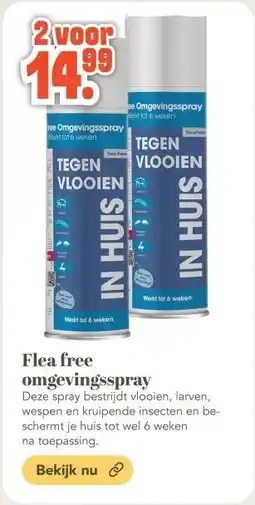 Discus Flea free omgevingsspray aanbieding