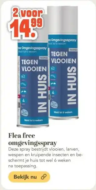 Discus Flea free omgevingsspray aanbieding