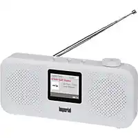 Bol.com Imperial Dabman 16 wit DAB+ stereo radio FM alarm sleeptimer aanbieding