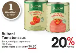 Sligro Buitoni Tomatensaus aanbieding