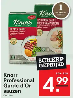 Sligro Knorr Professional Garde d'Or sauzen aanbieding