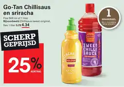 Sligro Go Tan Chillisaus en sriracha aanbieding