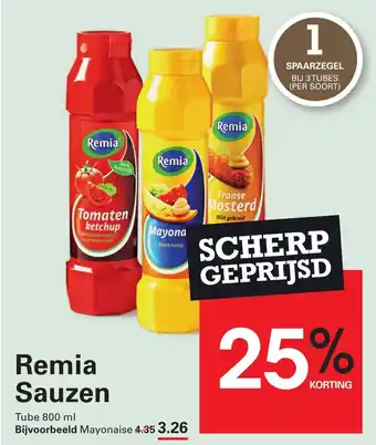 Sligro Remia Sauzen aanbieding