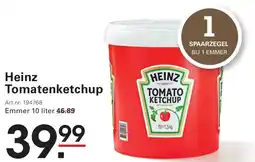 Sligro Heinz Tomatenketchup aanbieding