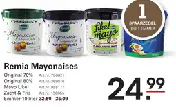 Sligro Remia Mayonaises aanbieding
