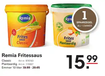Sligro Remia Fritessaus aanbieding