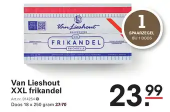 Sligro Van Lieshout XXL frikandel aanbieding