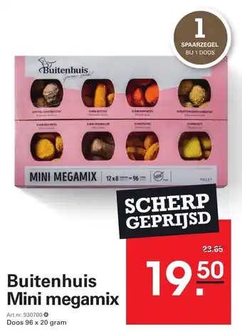Sligro Buitenhuis Mini megamix aanbieding