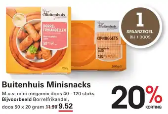 Sligro Buitenhuis Minisnacks aanbieding