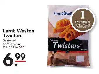 Sligro Lamb Weston Twisters aanbieding