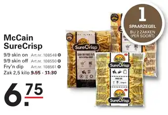 Sligro McCain SureCrisp aanbieding