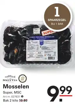 Sligro Mosselen aanbieding