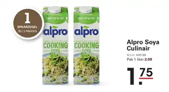 Sligro Alpro Soya Culinair aanbieding