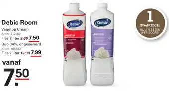 Sligro Debic Room Vegetop Cream aanbieding
