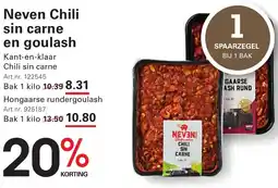 Sligro Neven Chili sin carne en goulash aanbieding