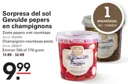 Sligro Sorpresa del sol Gevulde pepers en champignons aanbieding